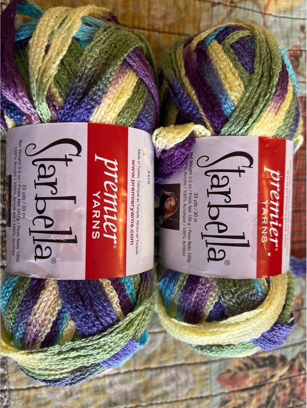 Premier Yarns Starbella Super Bulky Yarn Wild Hydrangeas Color 15-15